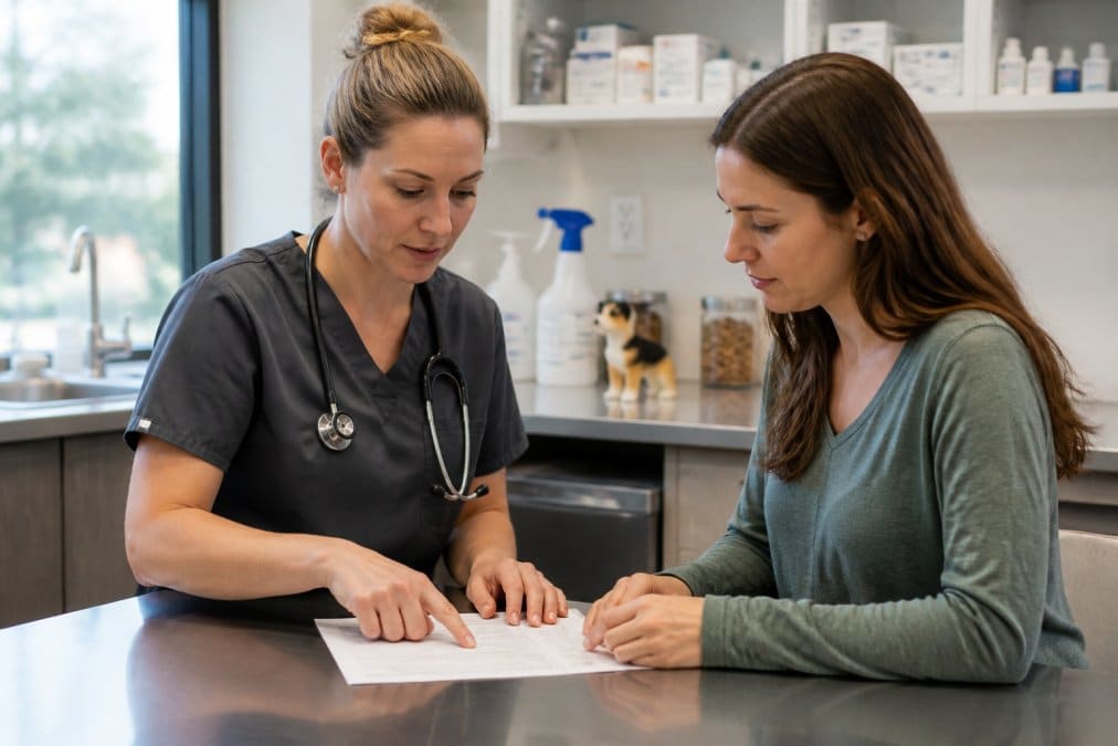 Step-by-step visual guide for Rescue for partner with local vet clinics
