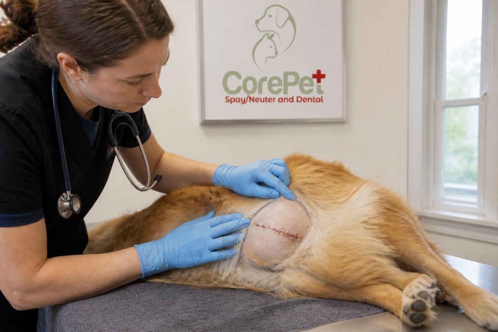 How to Check a Dog Incision for Infection